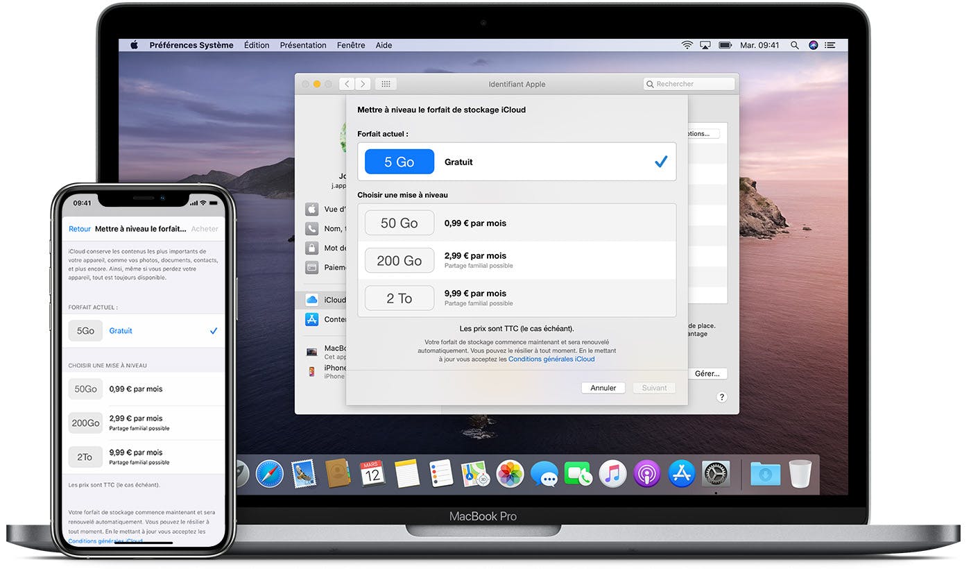 Comment partager son abonnement Icloud ?