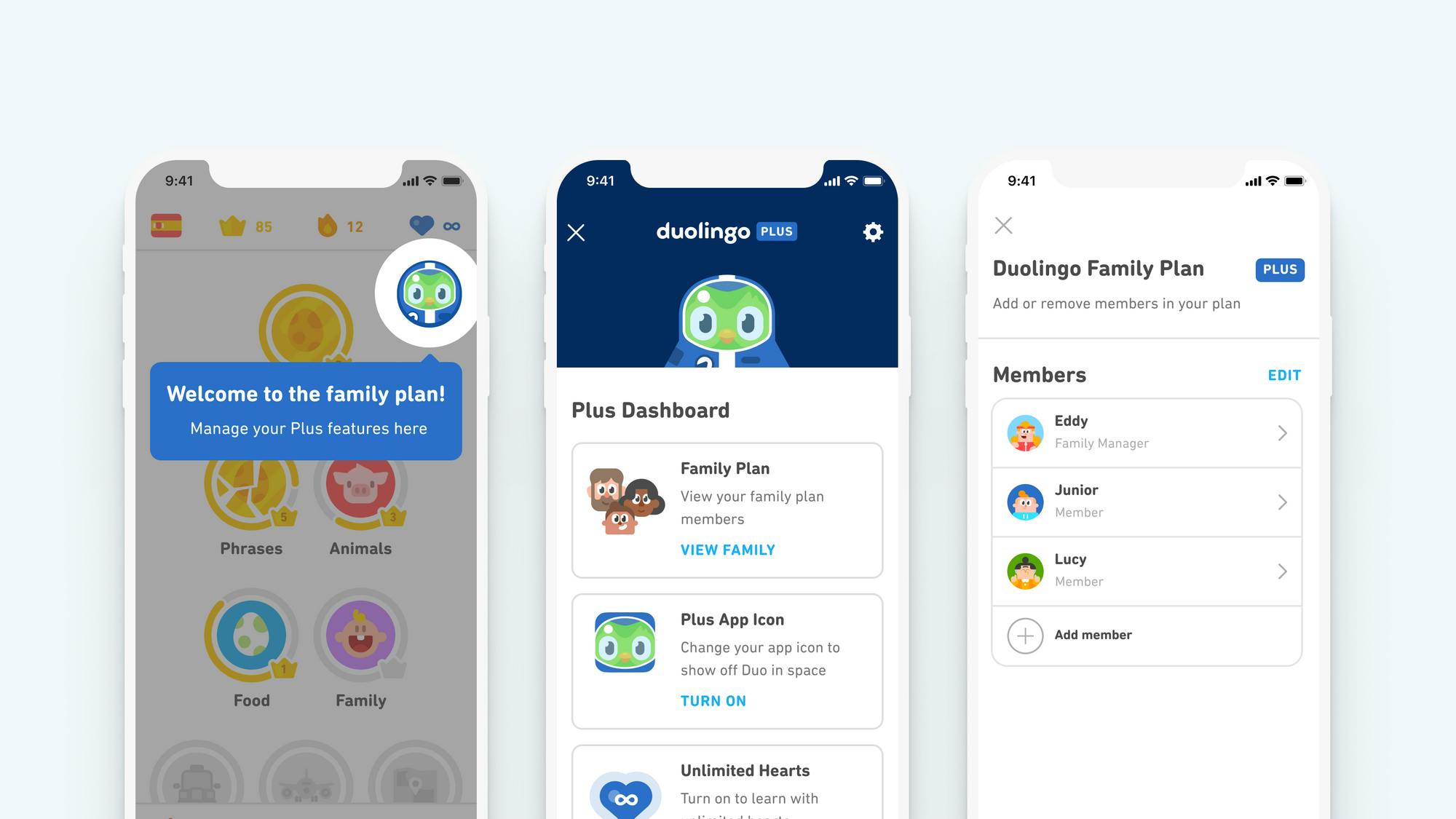 How to share your Duolingo Family subscription ?