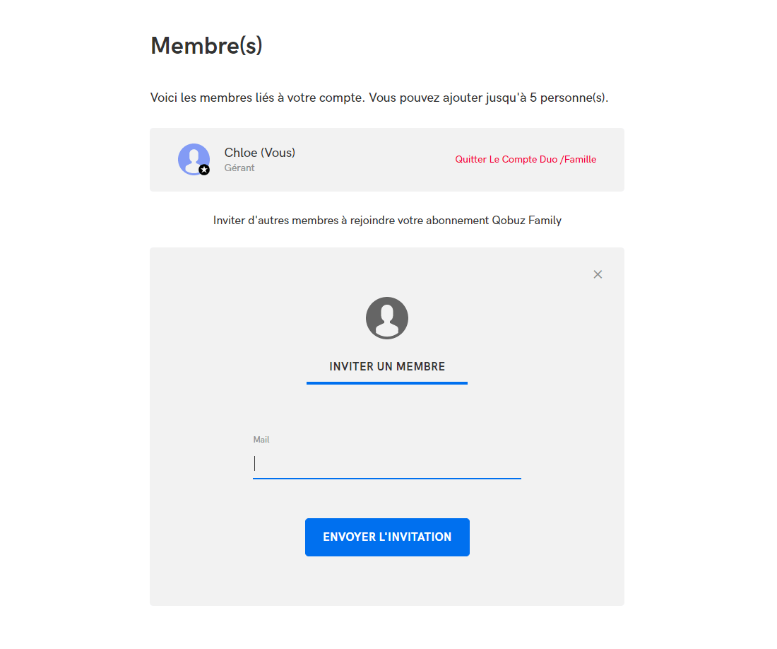How to share Qobuz