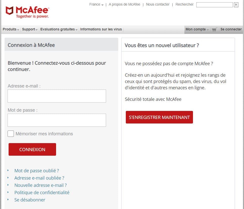 How to share your McAfee subscription ?