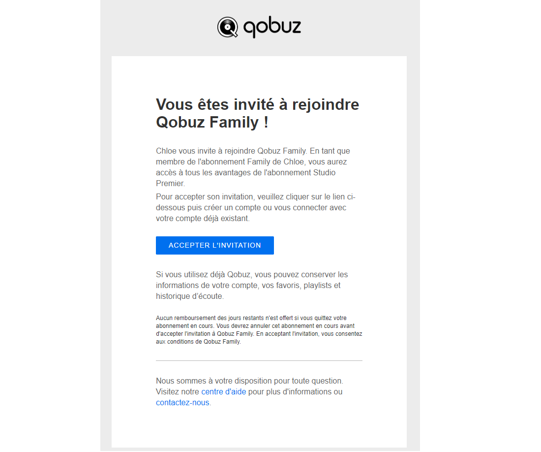 Comment partager son abonnement Qobuz ?