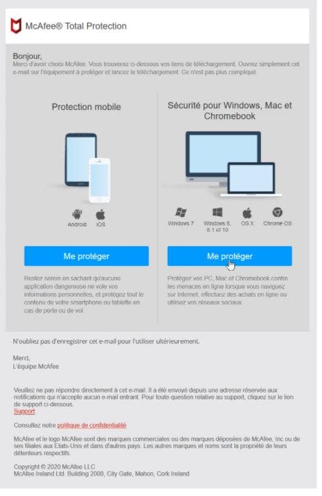 Comment partager son abonnement Mcafee ?