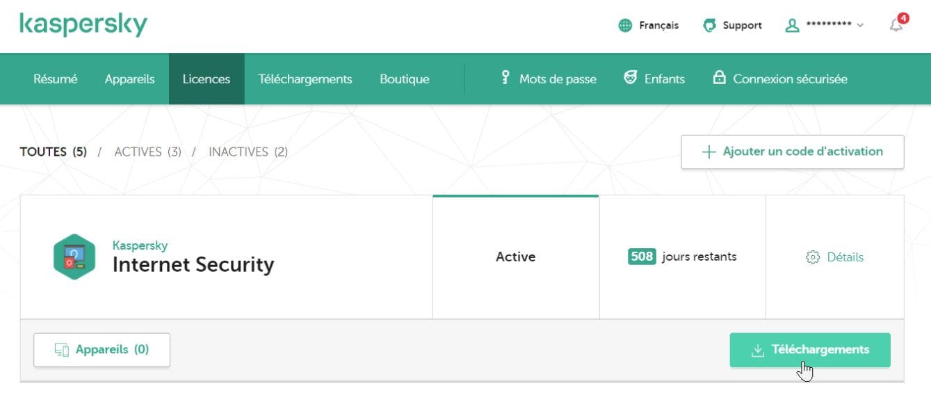 Comment partager son abonnement Kaspersky ?