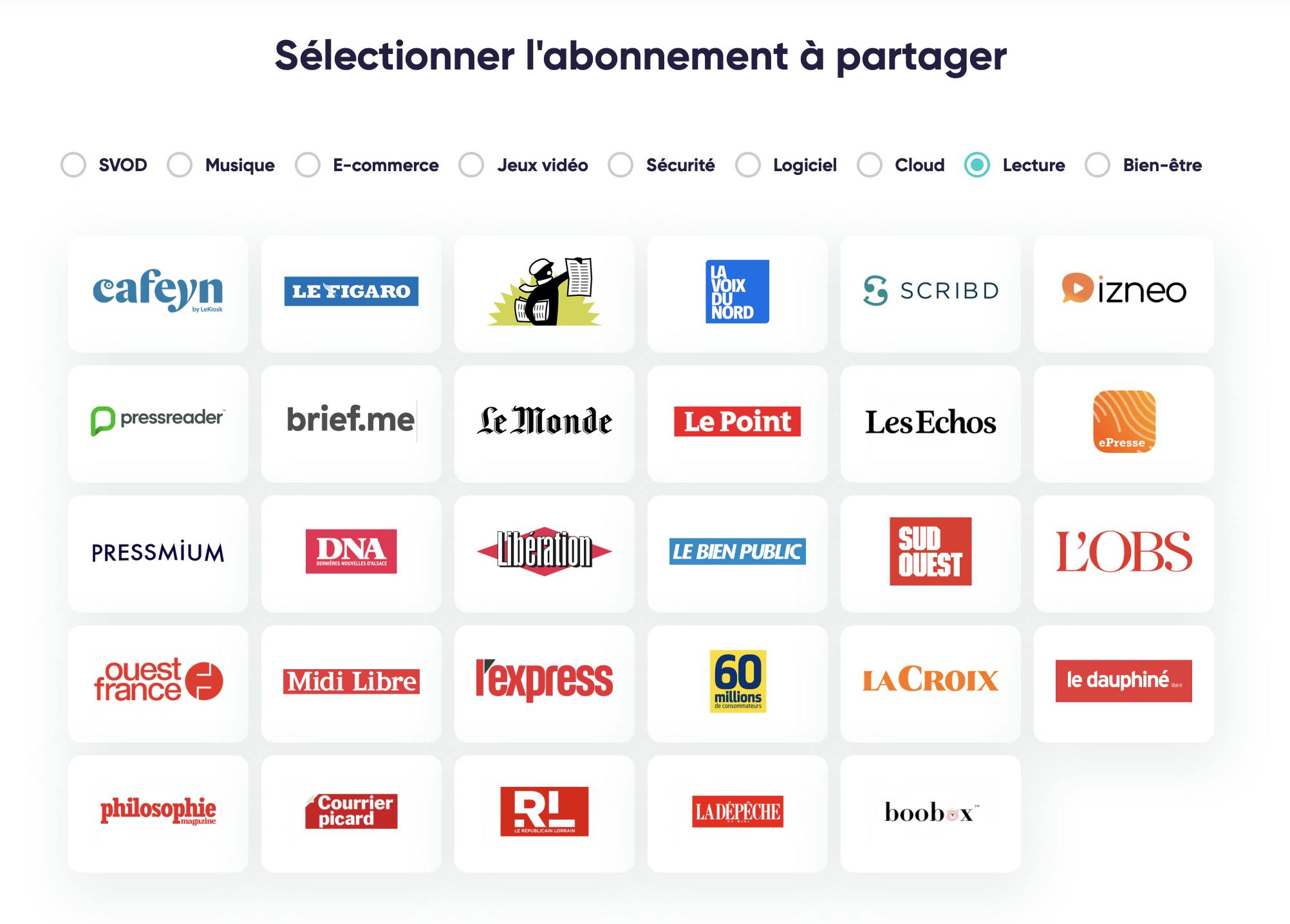 Comment partager son abonnement Boobox ?