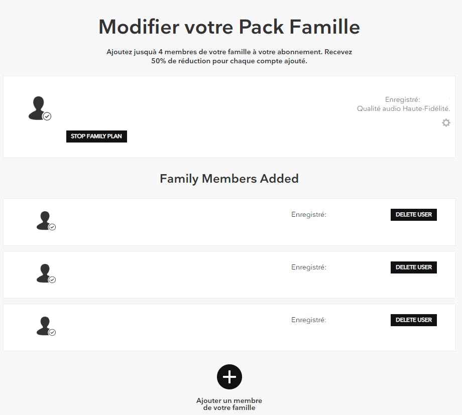 Comment partager son compte Tidal Famille ? 