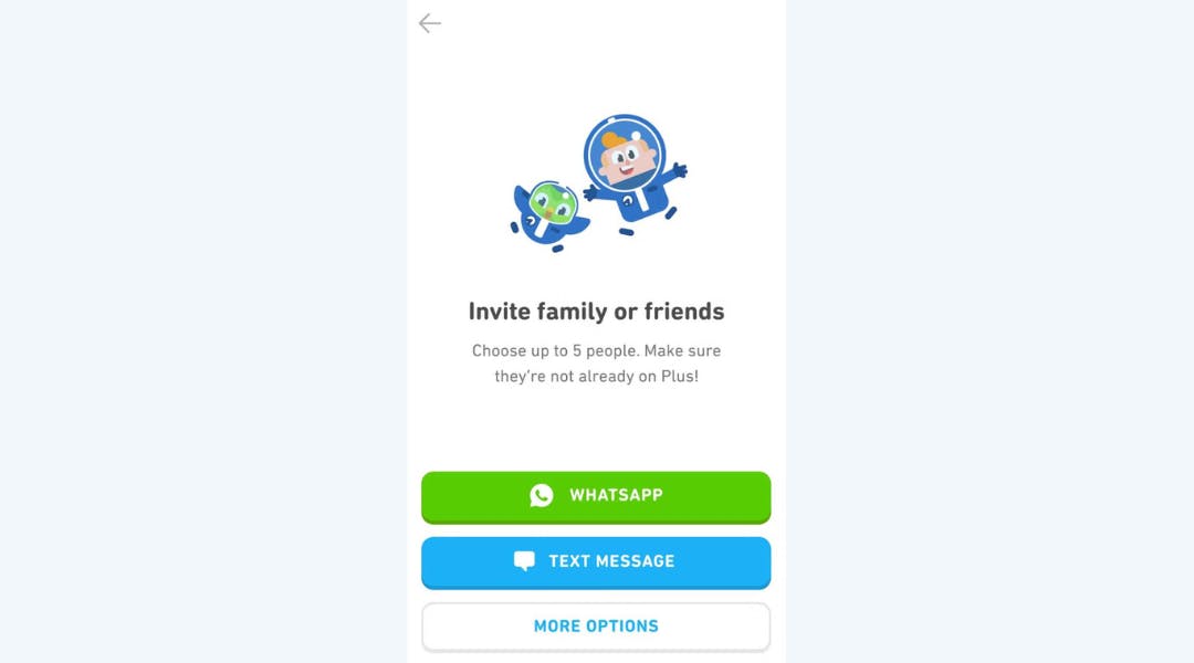 How to share your Duolingo Family subscription ?