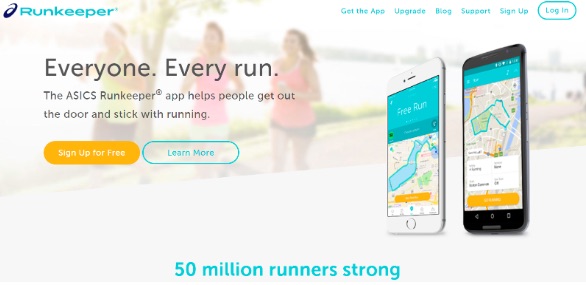 Running app sign outlet up