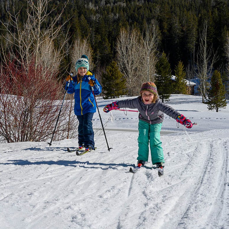 kids Nordic skiing in Teton Valley, Idaho