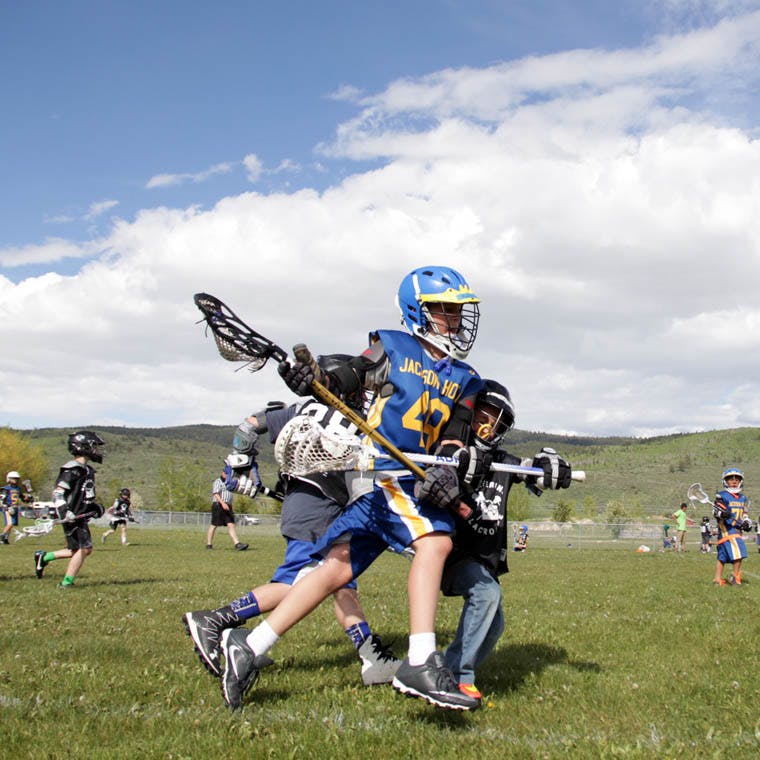 Playing Lacrosse in Teton Valley