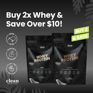 Save Over $10 When You Buy 2x Clean Whey!