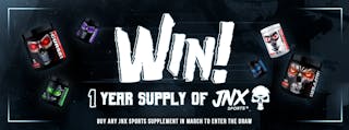 Win a 1 Year Supply of JNX Sports!