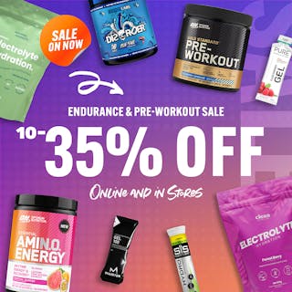 Up To 35% Off Endurance & Pre Workouts!