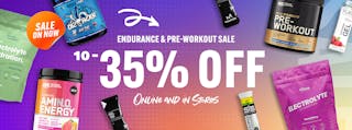 Up To 35% Off Endurance & Pre Workouts!