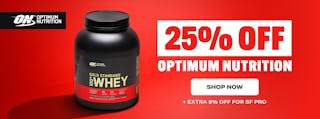 25% Off Optimum Nutrition!