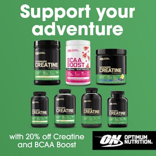 Support your adventure with Optimum Nutrition!
