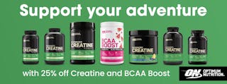 Support your adventure with Optimum Nutrition!