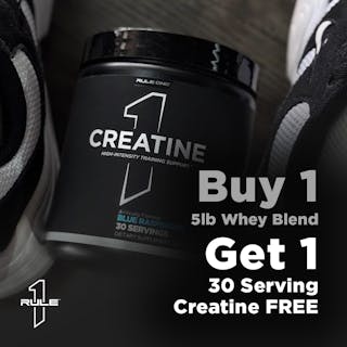 Free Creatine With Rule 1 Whey Blend 5lb
