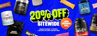 Long Weekend Sale - 20% OFF SITEWIDE