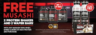 Free Gifts With Musashi 2kg Products!