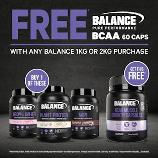 Free BCAA's with Balance 1kg or 2kg Purchase