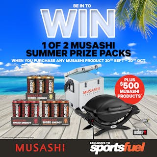 WIN 1 of 2 Musashi Summer Prize Packs!