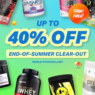 Up to 40% Off! End of Summer Clear Out  – While Stocks Last!