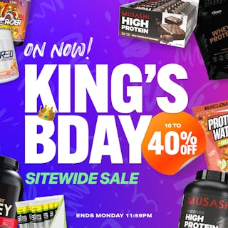 Kings Birthday Sale 10-40% Off!