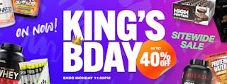 Kings Birthday Sale 10-40% Off!