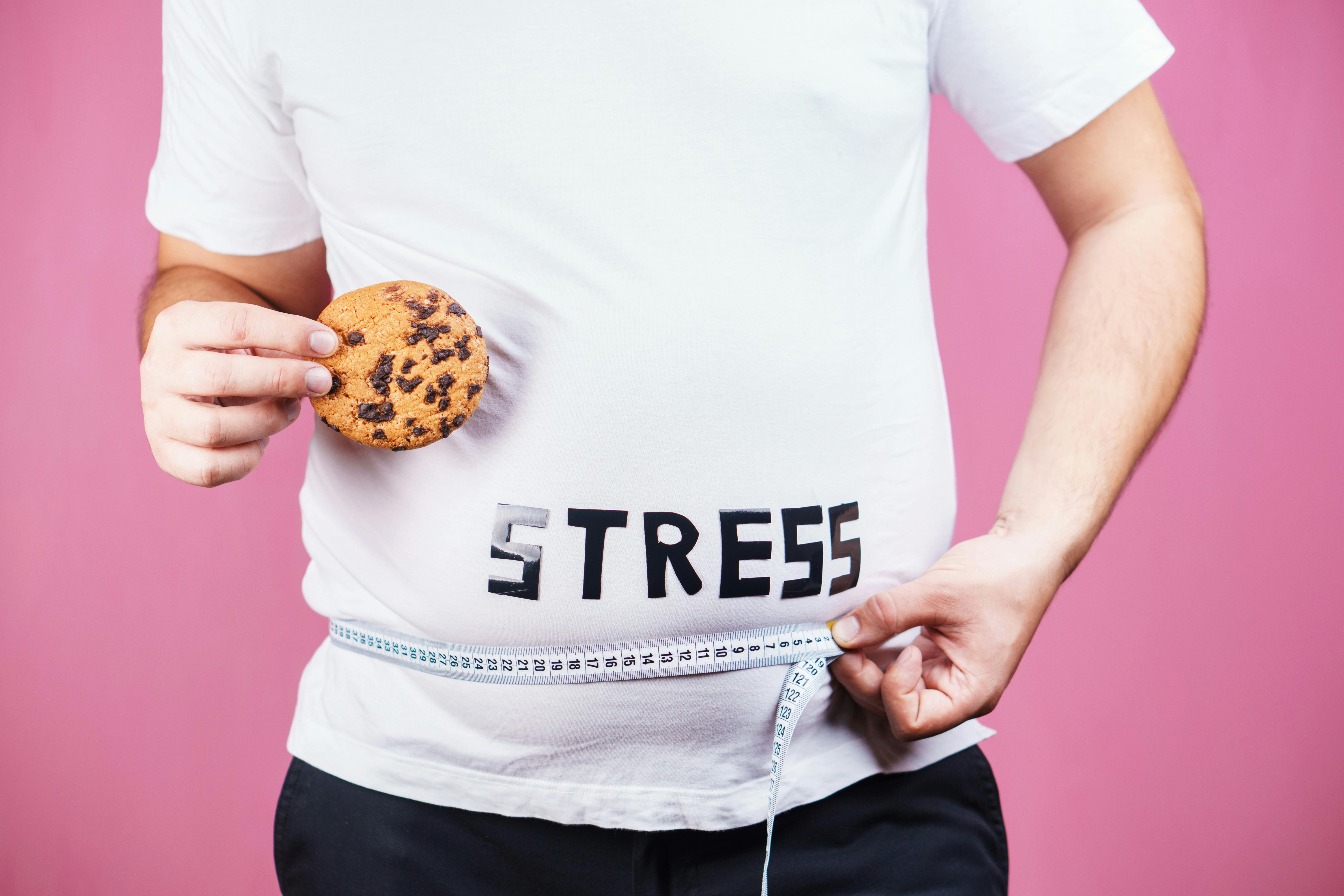 How does stress lead to weight gain