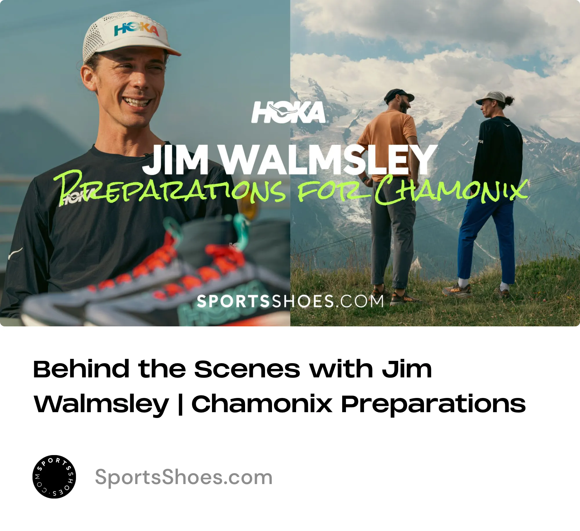 Jim Walmsley - Preparing for Chamonix