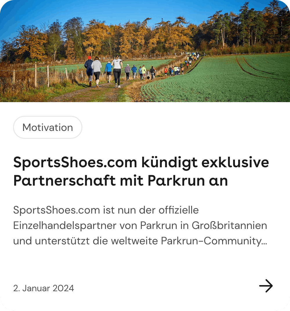 DE-SportsShoes.com announces exclusive retail partnership with parkrun 