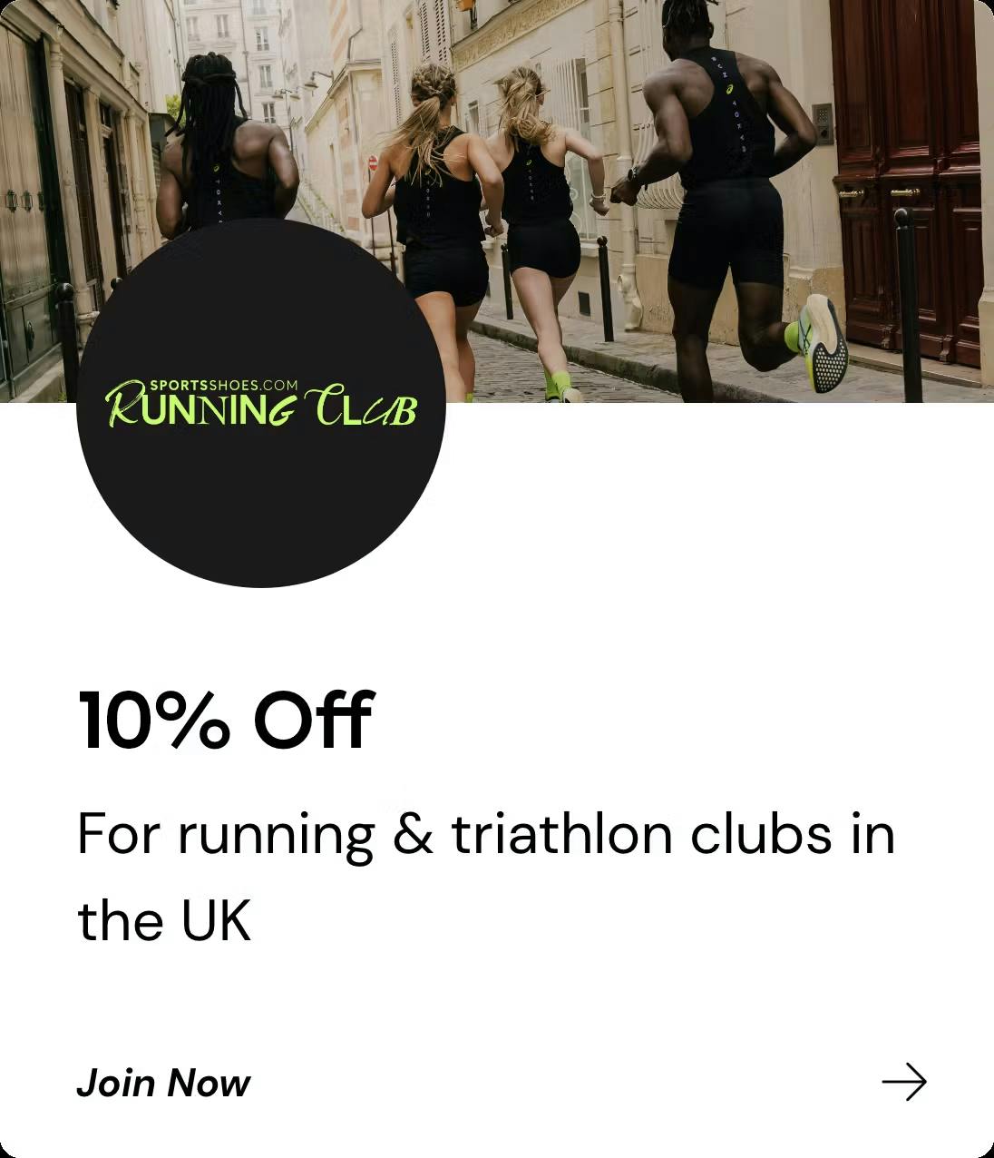 15% off Running Club