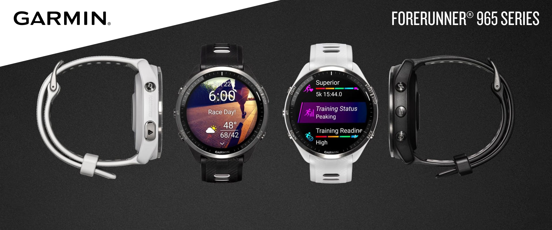 Garmin Forerunner 965 - 47mm GPS Multisport Smartwatch GPS Multisport  Watches