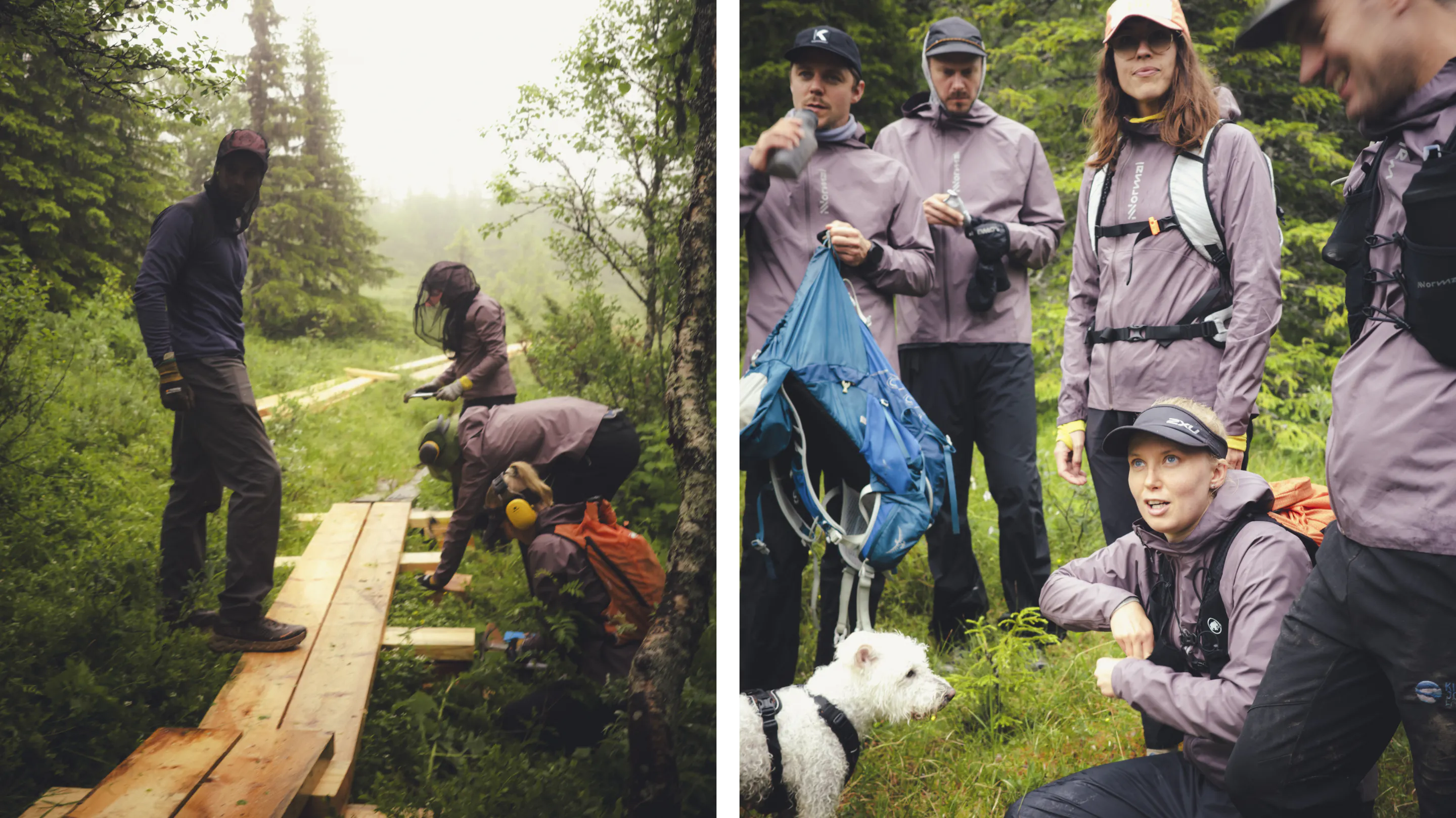 Kilian Jornet Foundation volunteers restoring Swedish trails in Åre