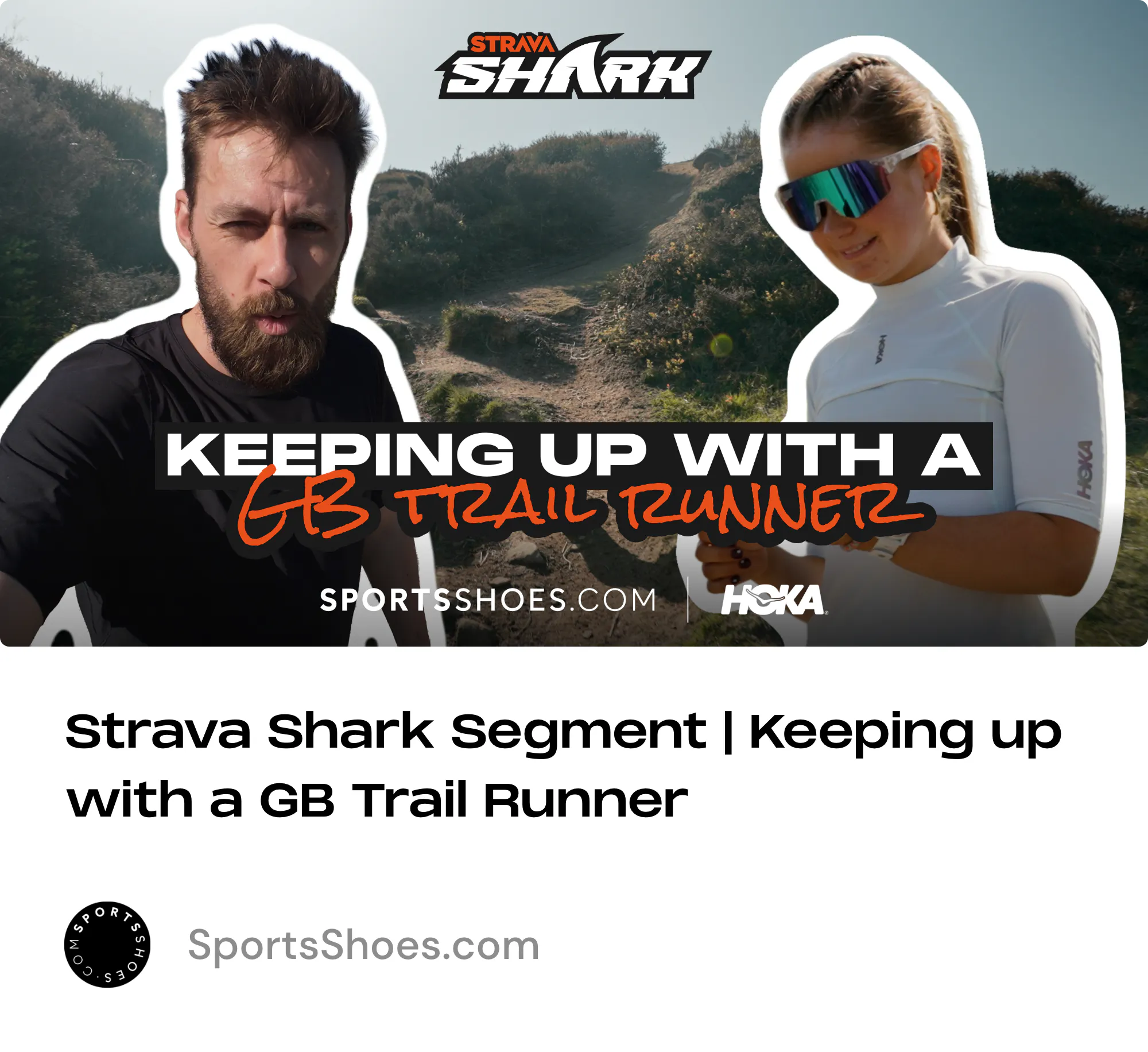 Strava Shark Segment - Keeping up with a GB Trail Runner