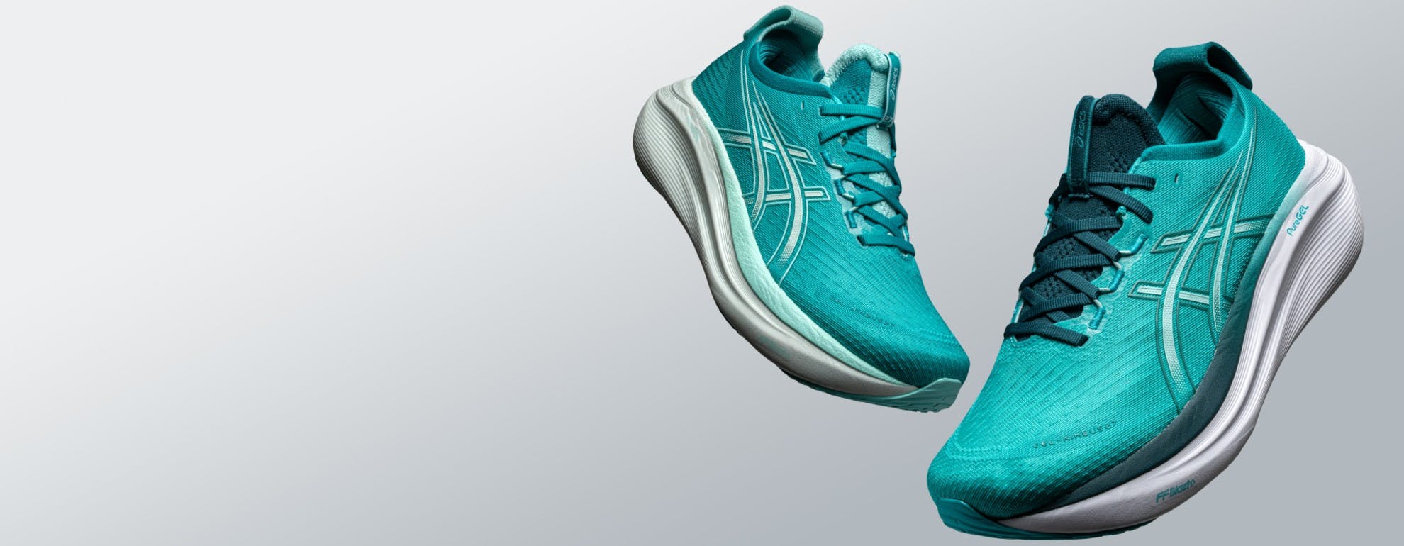 A pair of ASICS GEL-NIMBUS 27