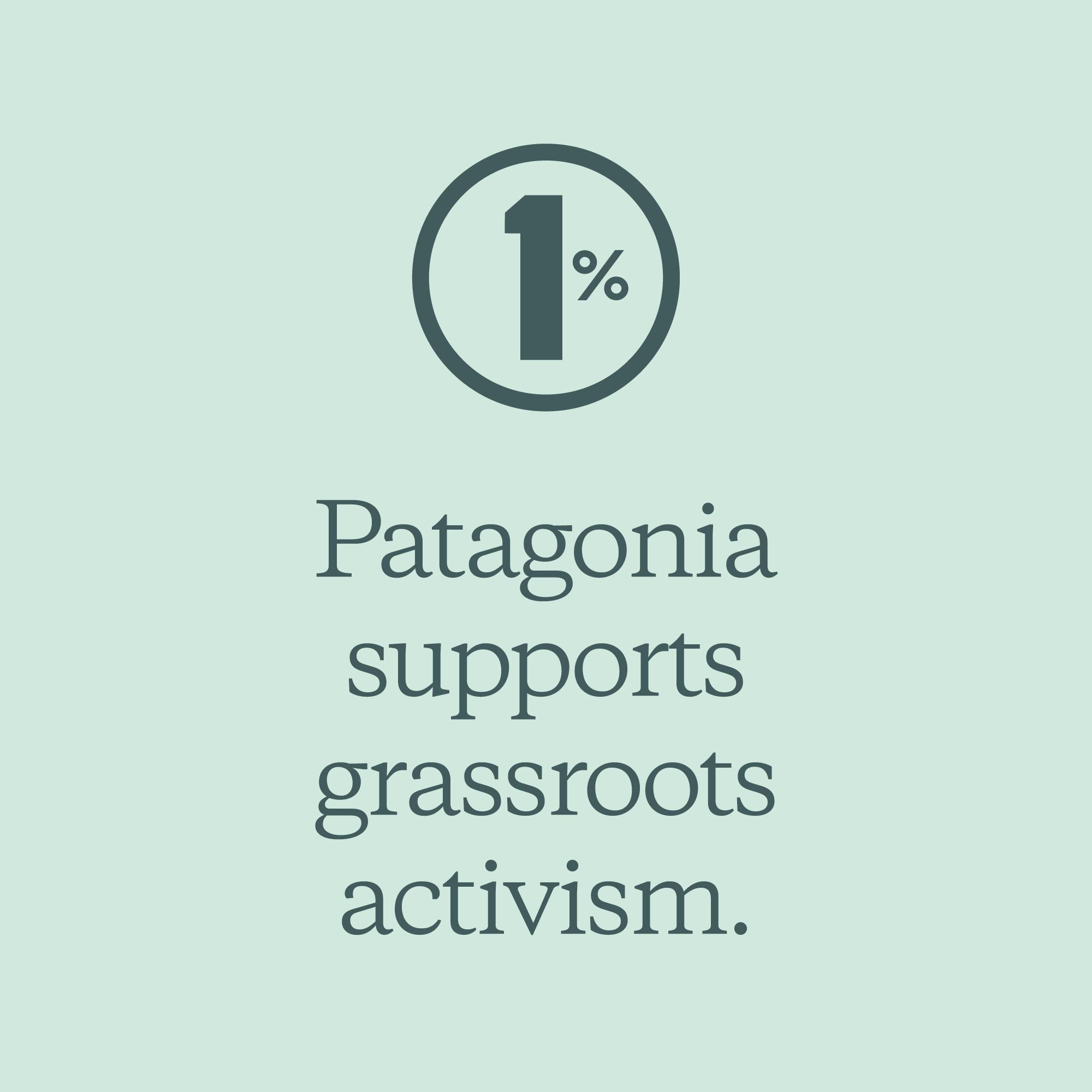 Patagonia supports grassroots activism