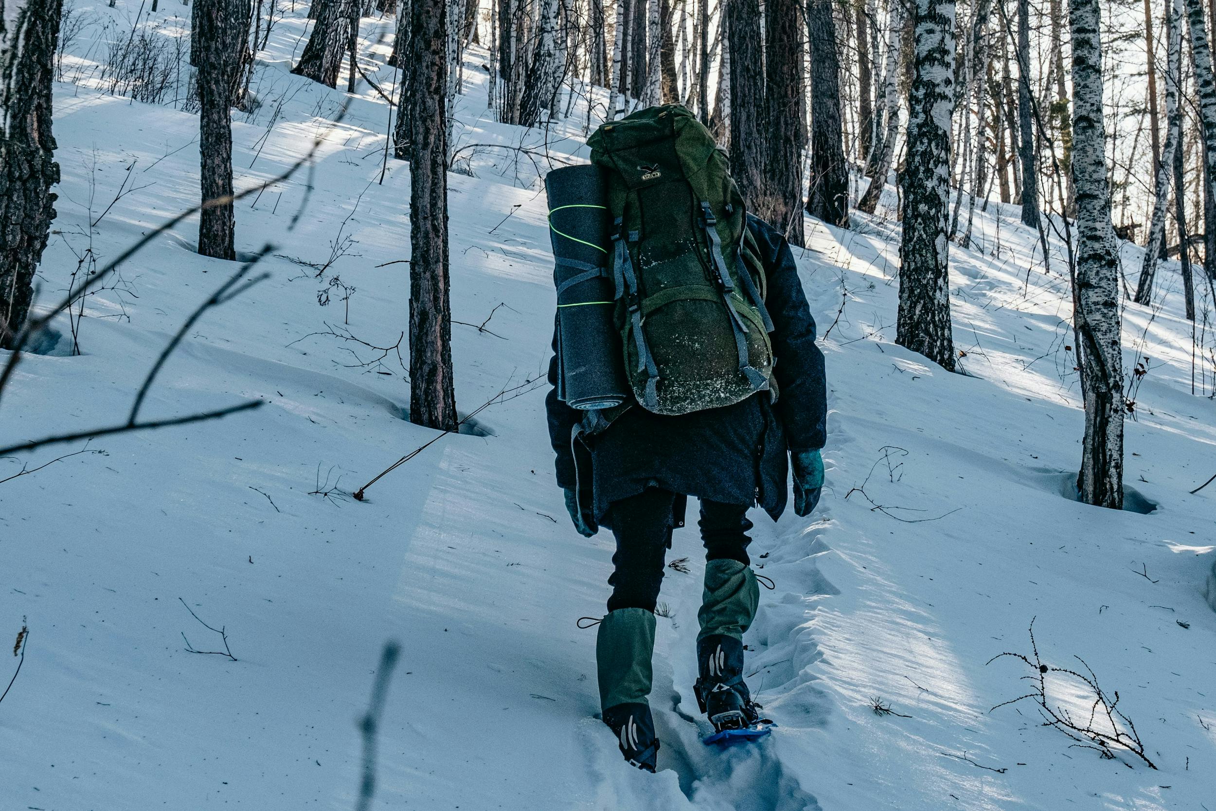 snowshoeing