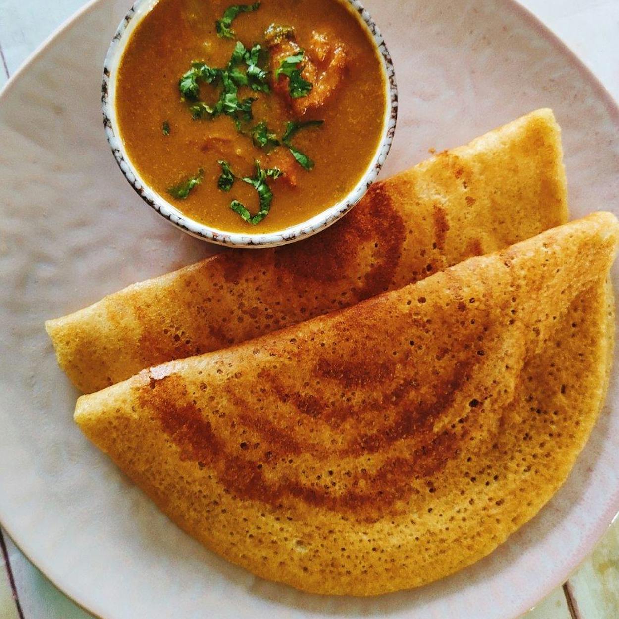 Dosa-Sambar