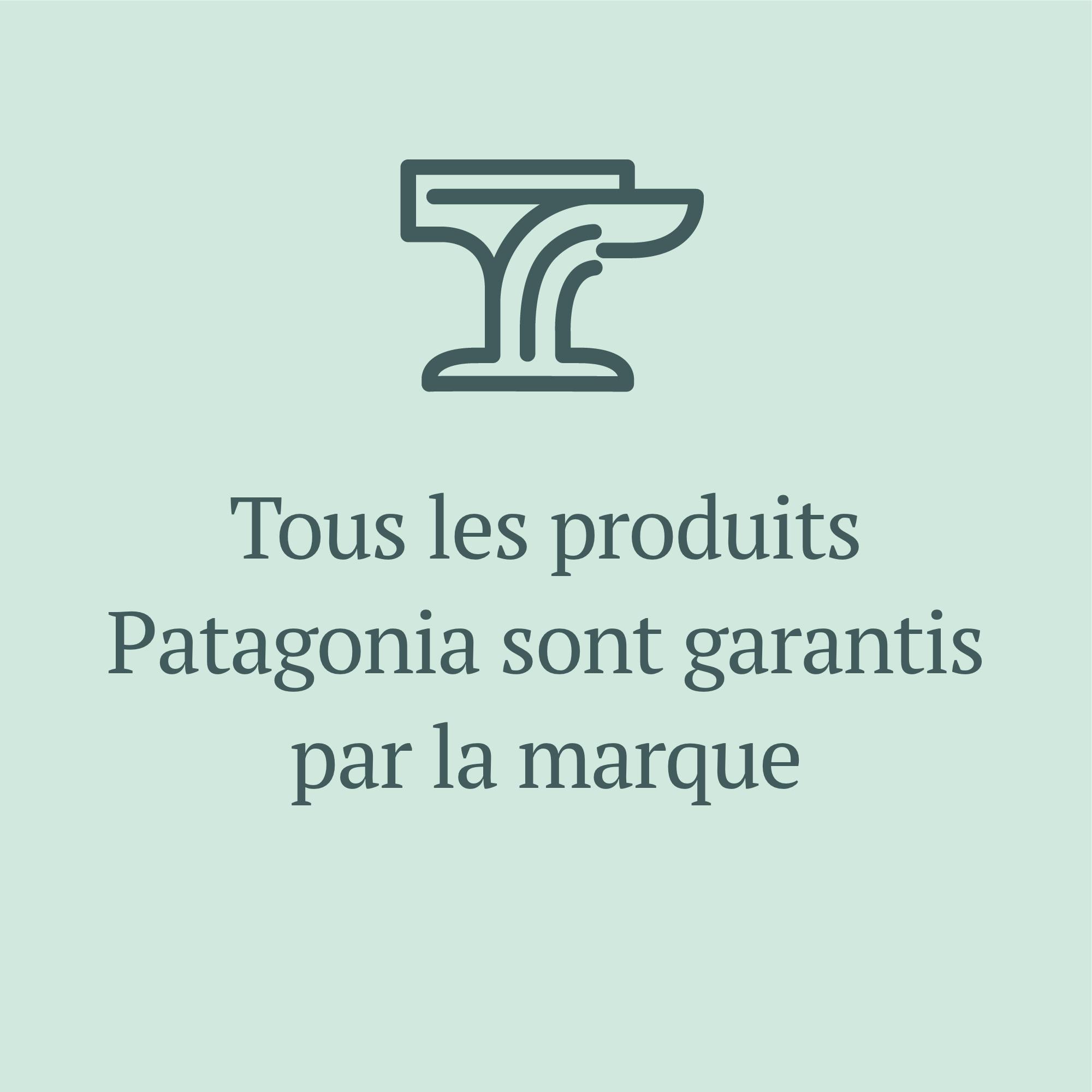 Tous les produits Patagonia sont garantis par la marque