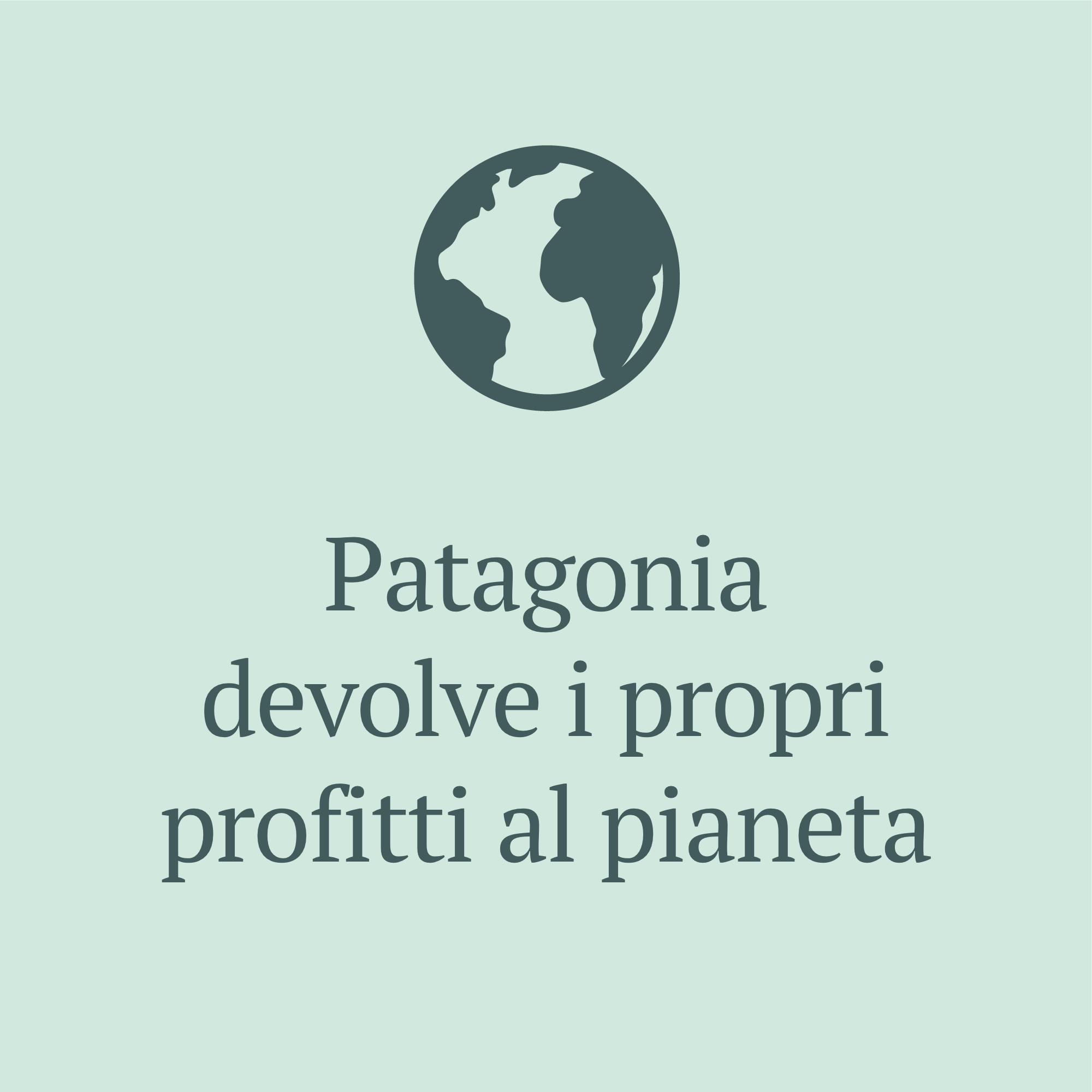 Patagonia devolve i propri profitti al pianeta