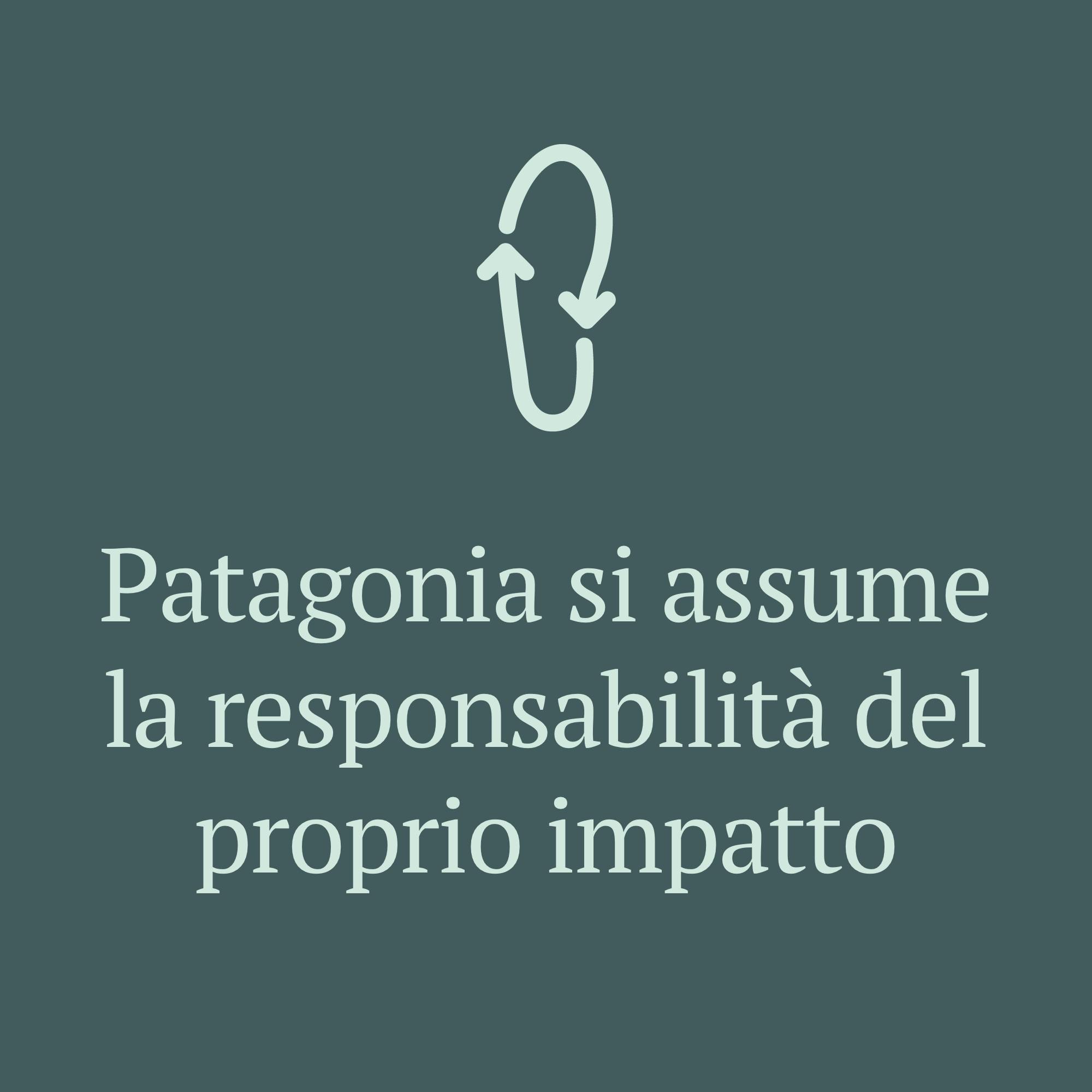 Patagonia si assume la responsabilità del proprio impatto