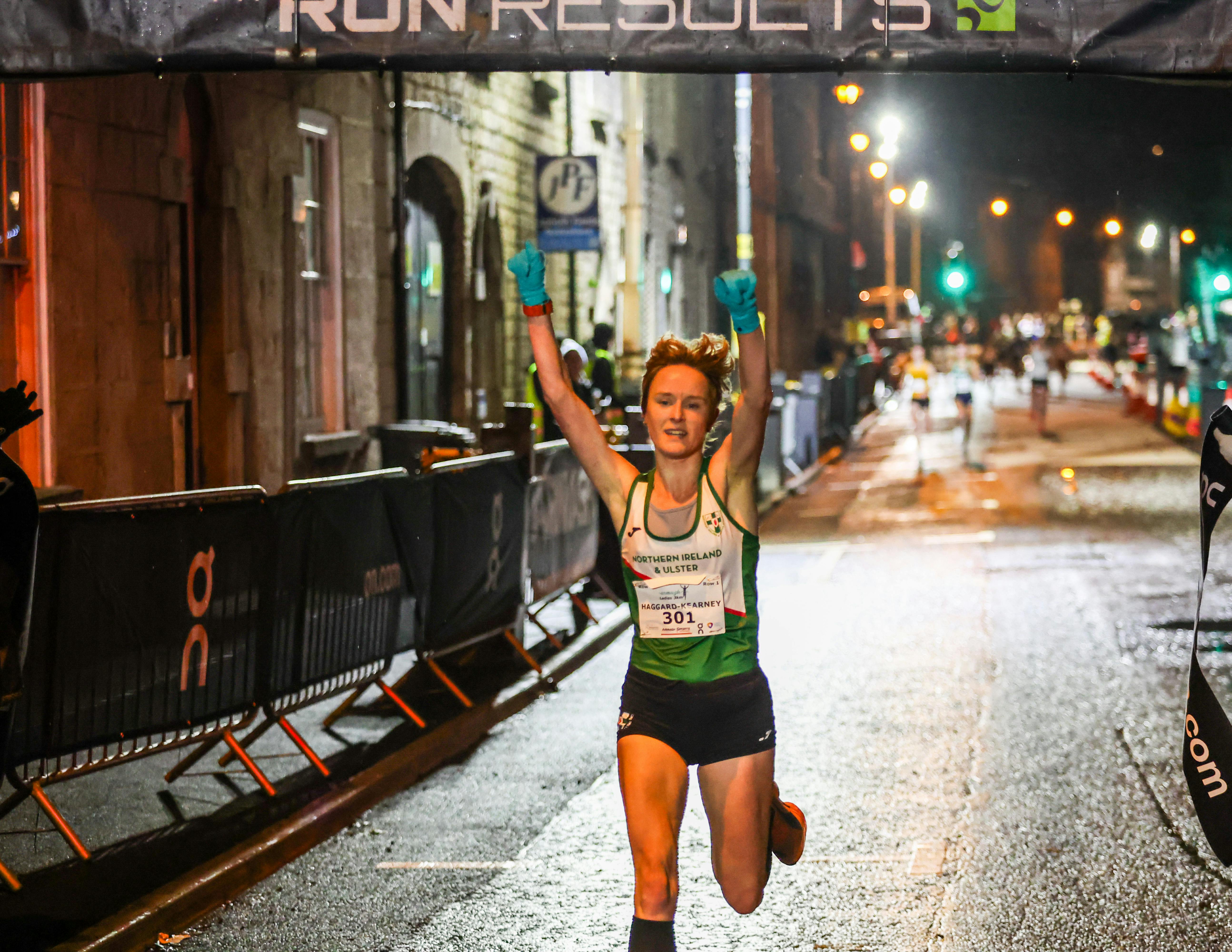 Women's winner, Emily Haggard-Kearney, at Armagh 2026 