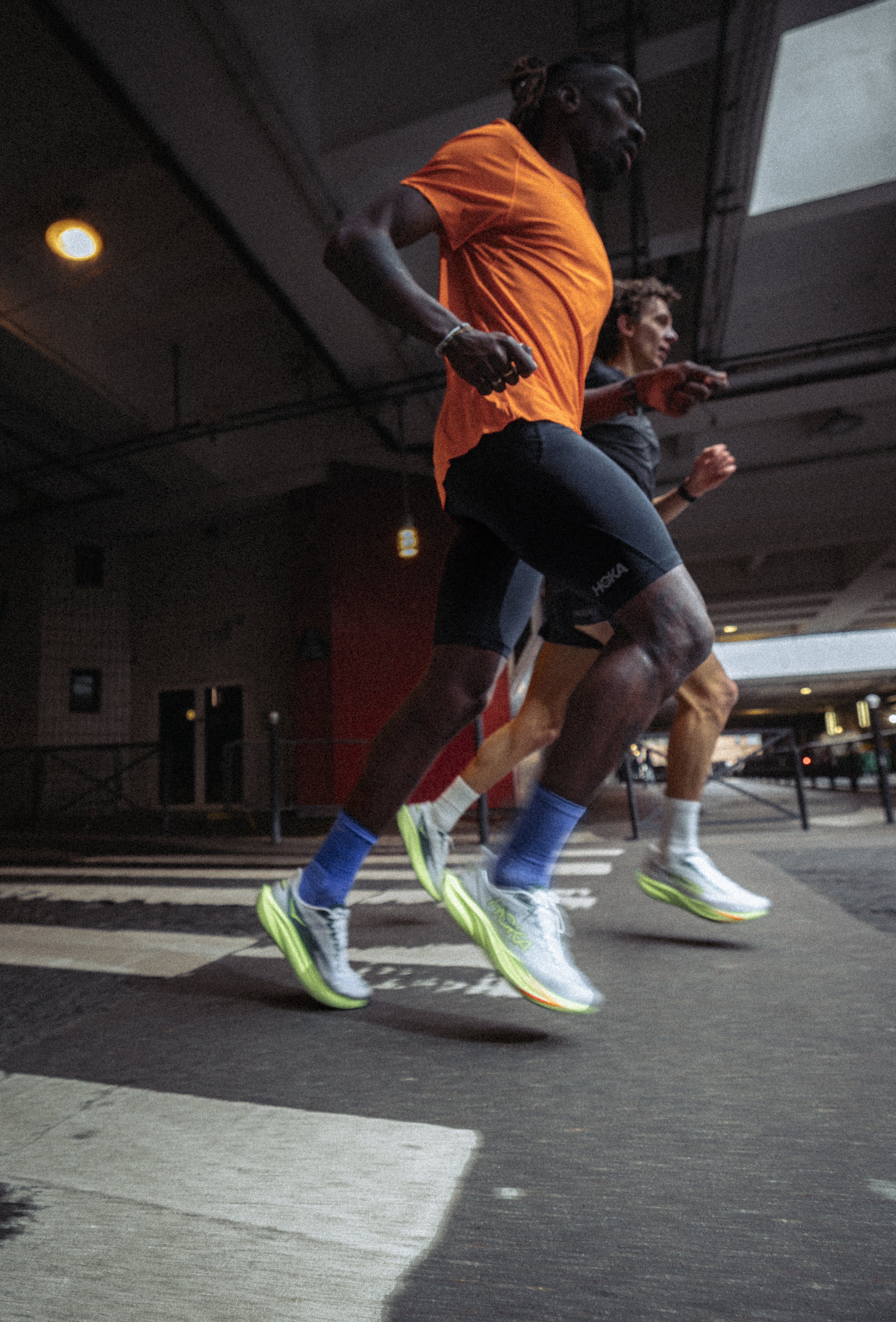 HOKA Mach 7 running shoe, green