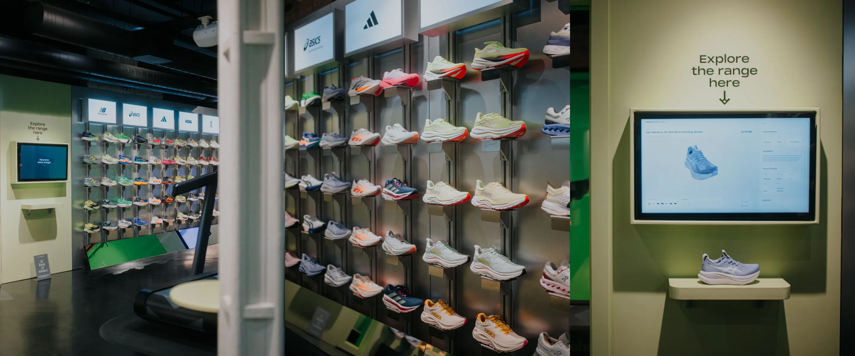 Basement - Running Lab, Gait Analysis & Shoe Wall