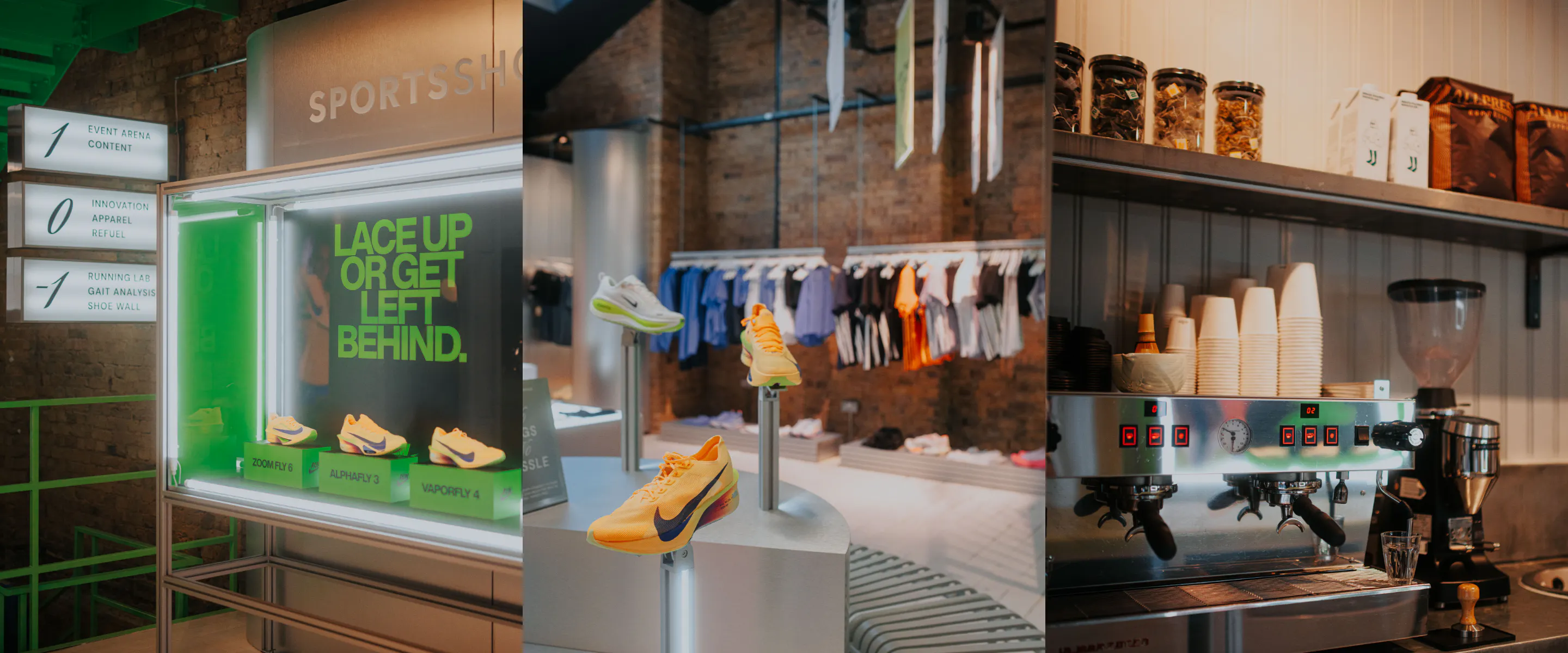 Ground Floor, Innovation, Apparel & Refuel