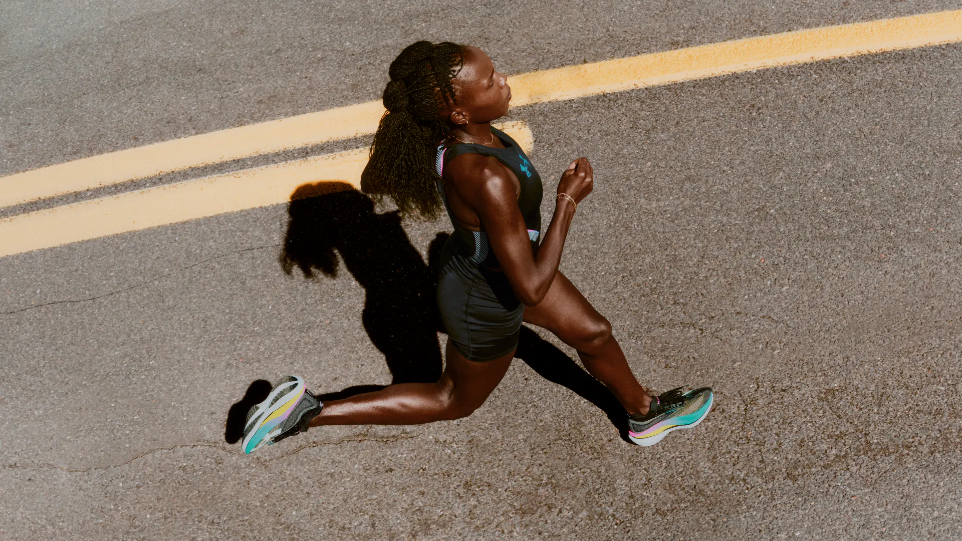 Sharon Lokedi in UA Velociti Elite 3