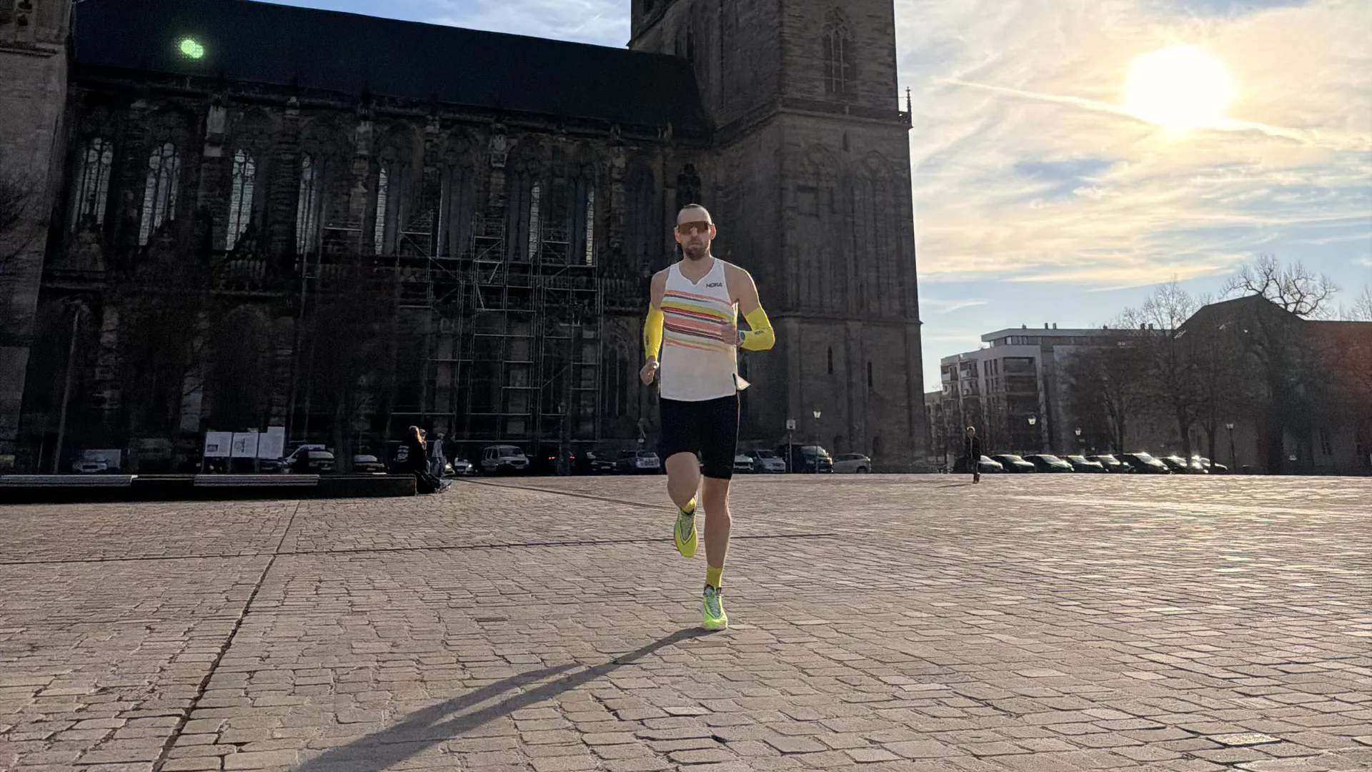 Running con las zapatillas HOKA Cielo X1 3.0