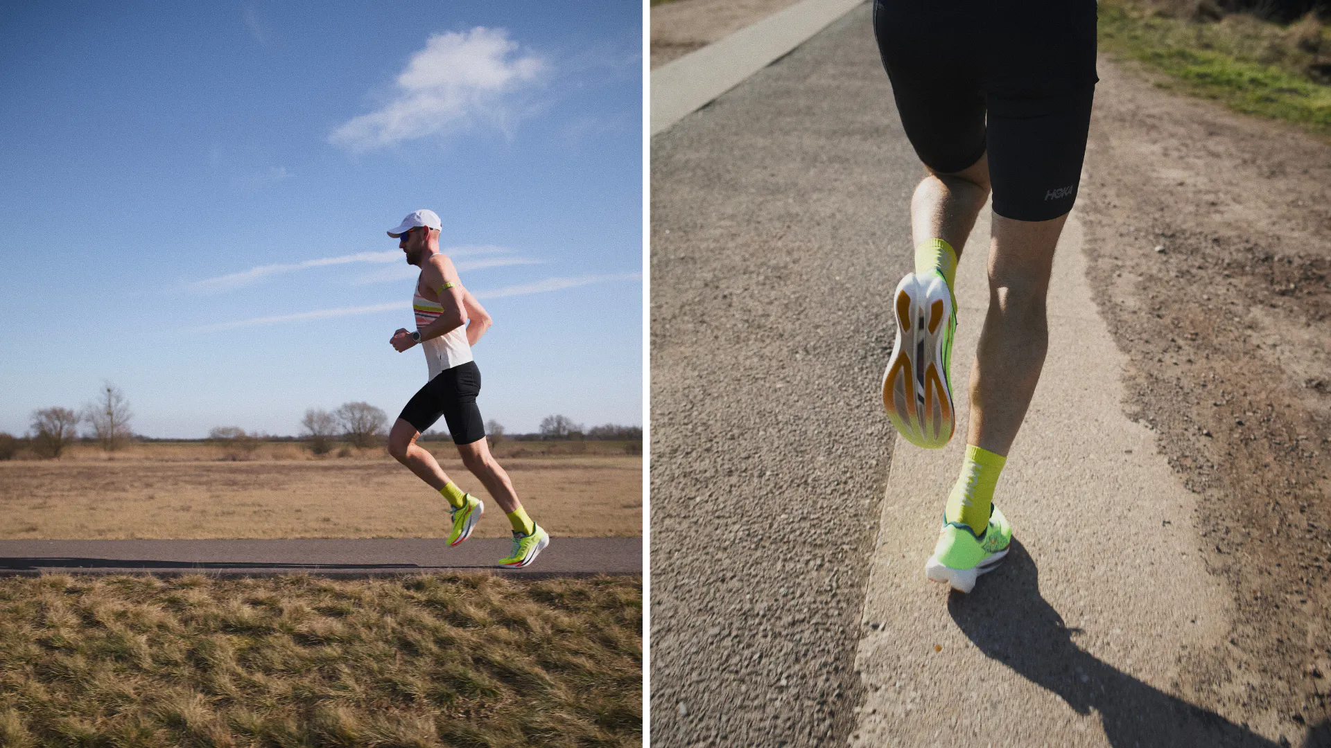 Runner con la HOKA Cielo X1 3.0
