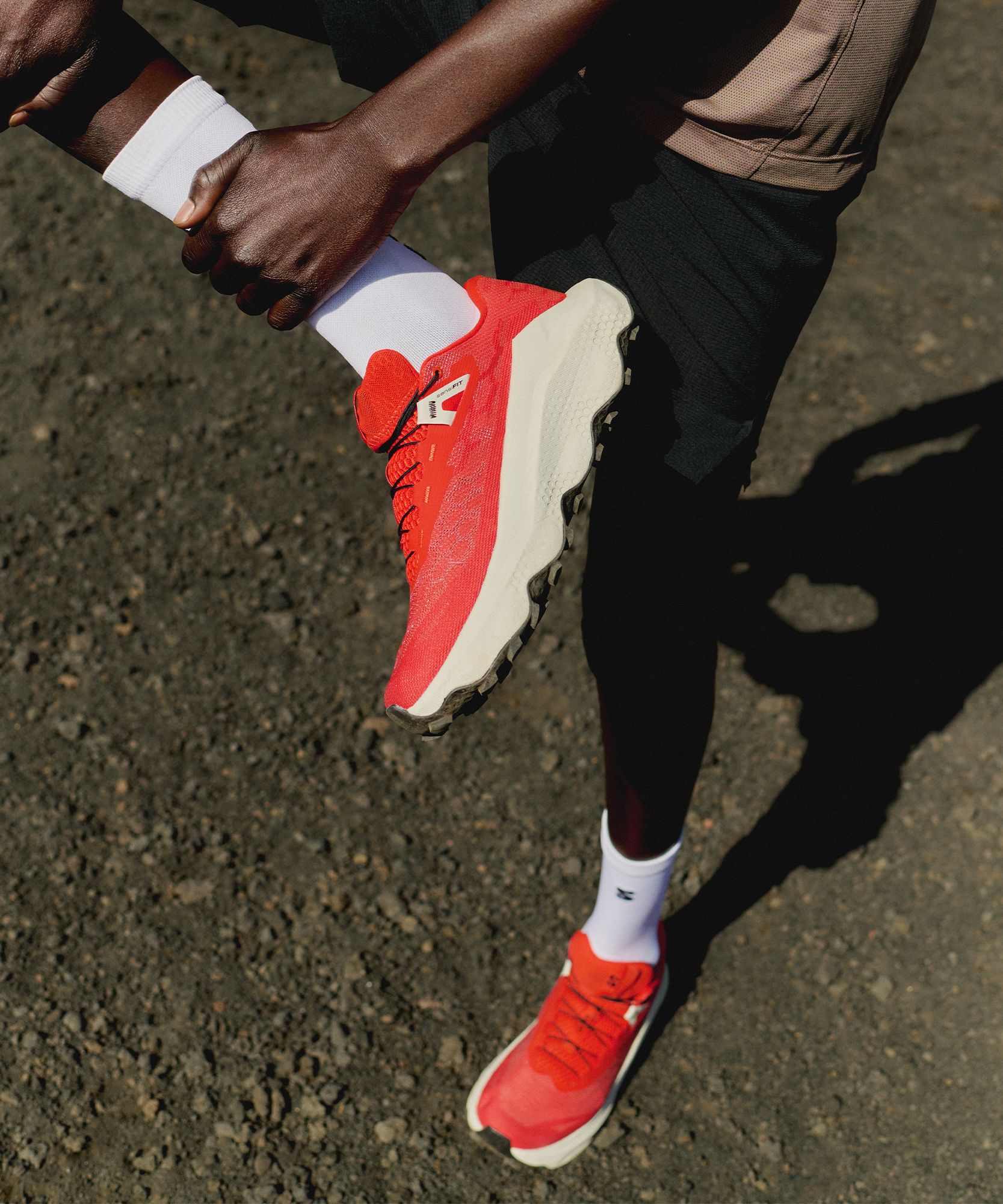 Ultra Glide 4 red trail running shoe 